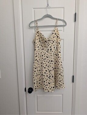 ASTR animal print mini dress